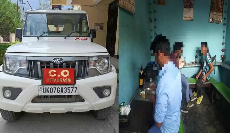 उत्तरकाशी में होटल/ढाबों पर अवैध रुप से शराब परोसने पर 3 लोगों के खिलाफ पुलिस ने की कार्रवाई