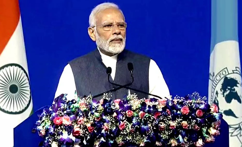 पीएम मोदी ने किया इंटरपोल के 90वीं महासभा का उद्घाटन