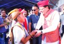 मुख्यमंत्री पुष्कर सिंह धामी ने महाराणा प्रताप स्पोर्टस कॉलेज रायपुर में एकलव्य मॉडल आवासीय विद्यालय के चौथे राष्ट्रीय सांस्कृतिक उत्सव 2023 में किया प्रतिभाग