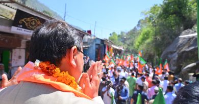 मुख्यमंत्री पुष्कर सिंह धामी ने गढ़वाल सीट से भाजपा प्रत्याशी अनिल बलूनी के पक्ष में आयोजित जनसभा में किया प्रतिभाग