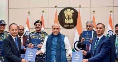 रक्षा मंत्रालय ने 39125 करोड़ रुपये के पांच पूंजी अधिग्रहण अनुबंधों पर किए हस्ताक्षर