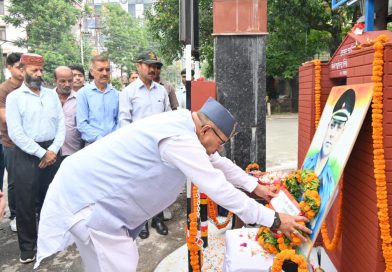 सैनिक कल्याण मंत्री गणेश जोशी ने अमर शहीद मेजर भूपेन्द्र कण्डारी की 23वीं पुण्यतिथि पर दी श्रद्धांजलि